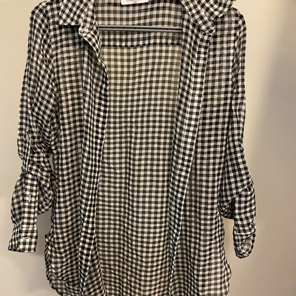 Casual shirt, women, white and black, calvin klein - Picture 1 of 7